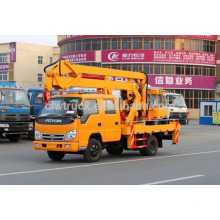2015 RHD foton tripulação cabina 10-14M elevação plataforma de elevação caminhão caminhões chineses fabricantes